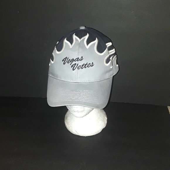 RARE LAS VEGAS CHEVY CORVETTE VEGAS VETTES CAR CLUB OTTO ONESIZE HAT